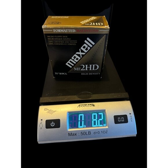 Maxell MF 2HD Formatted Macintosh Micro Floppy Disks 3.5" 10 Pcs High Density - Picture 4 of 4